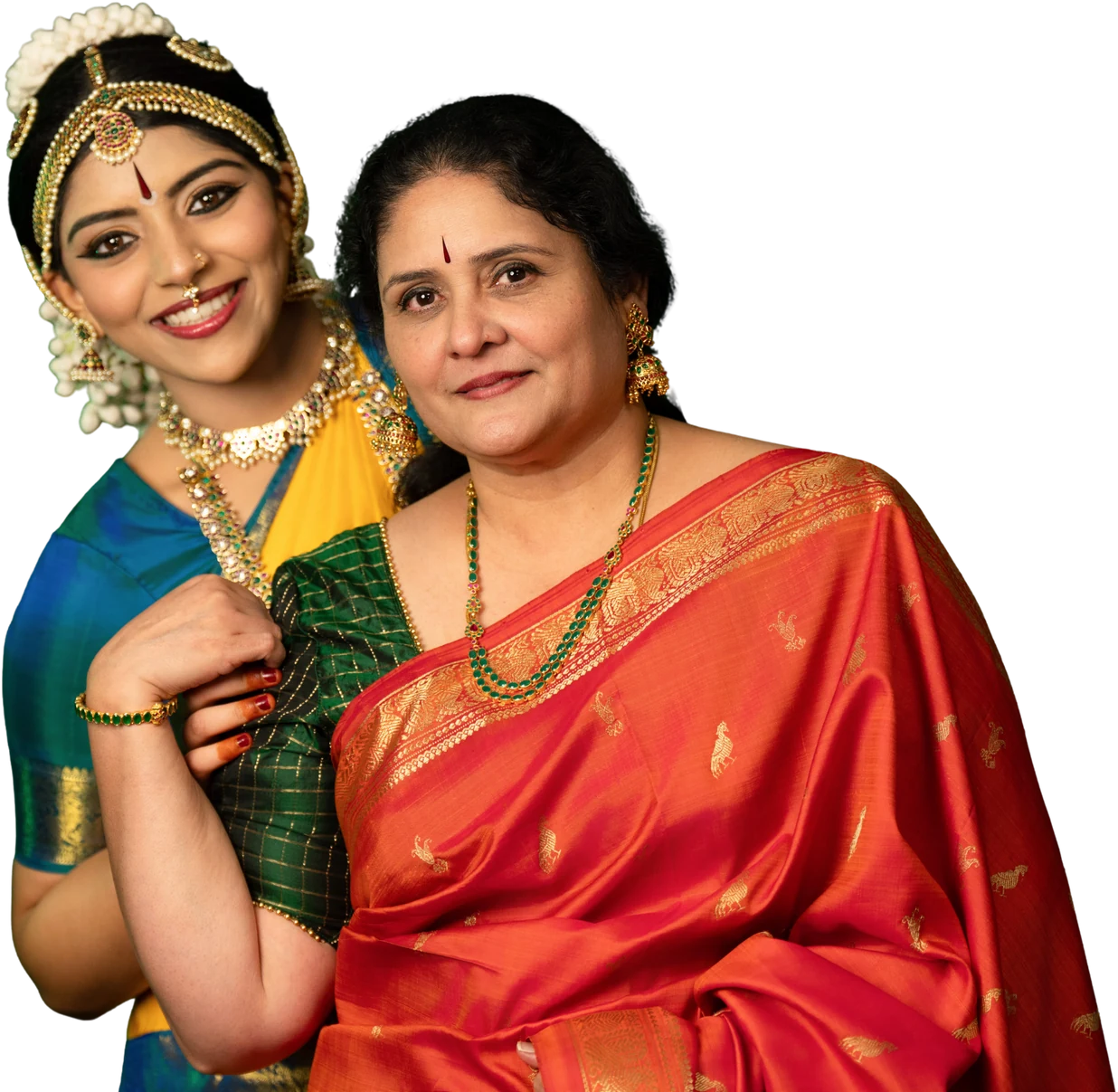 Shobhita Suri with her guru, Smt. Anusha Mohan